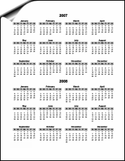 two year calender