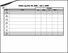 Pain Log Template from www.calendarsthatwork.com