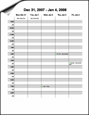 daily schedule half hour